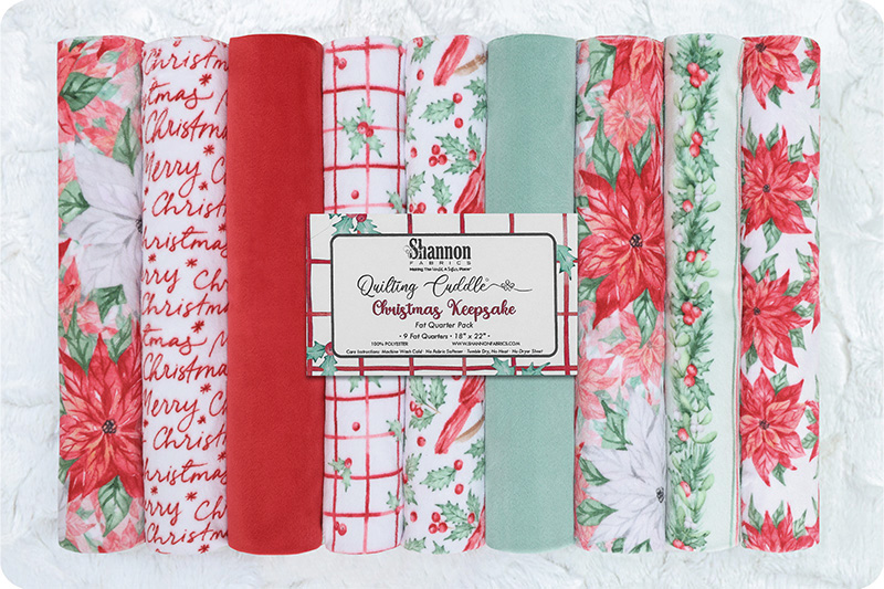 Quilting Cuddle® Fat Quarter Pack</br>Christmas Keepsake